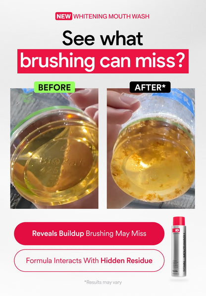 iD Stain Whitening Mouthwash Landing
